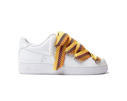 Nike Air Force 1 Low White - Biele Rope Šnúrky x Lanvin laces