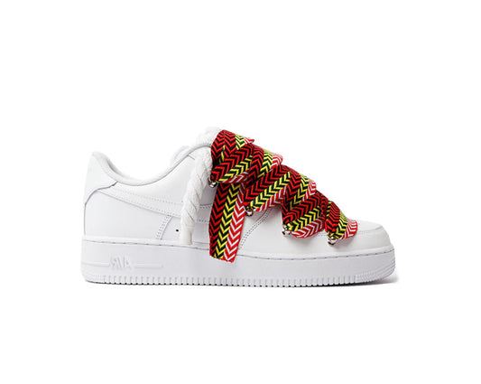 Nike Air Force 1 Low White - Biele Rope Šnúrky x Lanvin laces